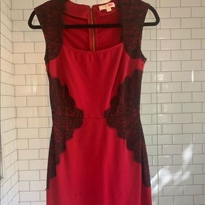 ERIN by Erin Fetherston Red Bodycon Dress